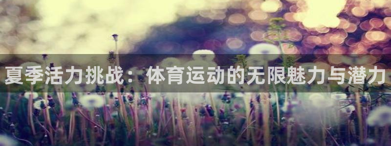 尊龙官方正版app集团官网首页网址：夏季活力挑战：体育运动的