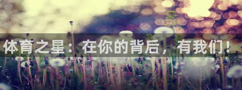 尊龙官方正版app娱乐40996：体育之星：在你的背后，有我