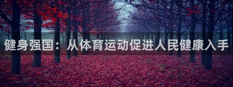 尊龙官方正版app集团：健身强国：从体育运动促进人民