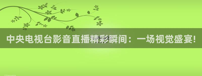 熊猫主播视频：中央电视台影音直播精彩瞬间：一场视觉盛宴!